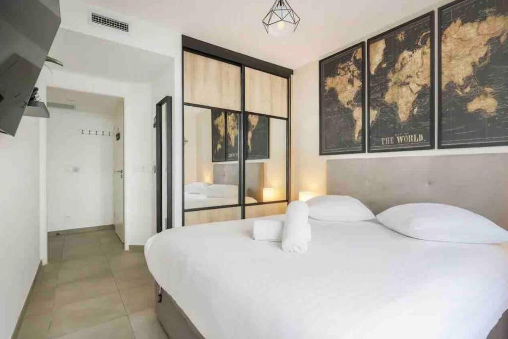 Logement Moderne Luxueux Parking Ac Cote De La Mer 尼斯 外观 照片